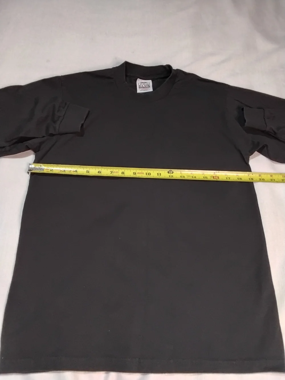 Proclub Men's Black Crewneck Long Sleeve Tee-shirt Sz M.